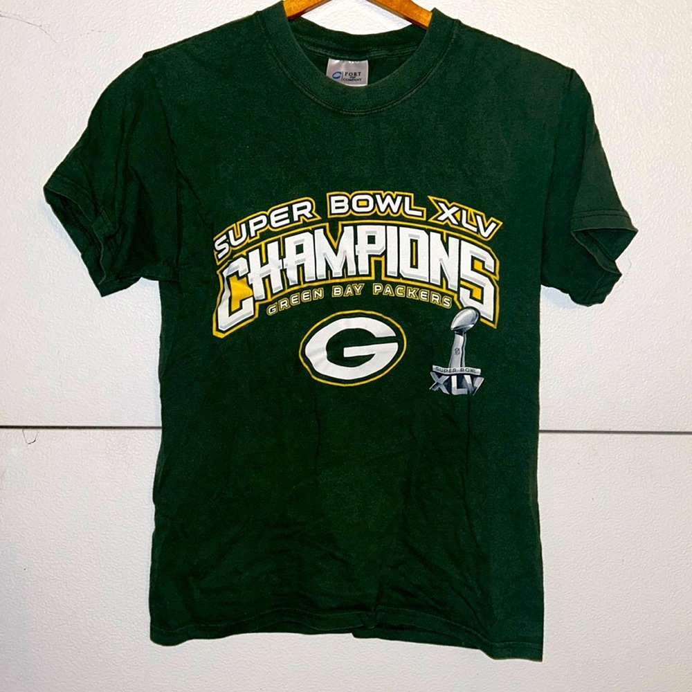 Green Bay Packers Super Bowl 45 T-Shirt Size Small